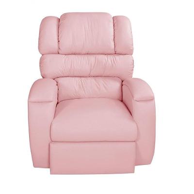 Poltrona Cadeira Reclinável Imperial Zero Wall Massageadora Com Balanço E Giro Corano Império Estofados Rosa