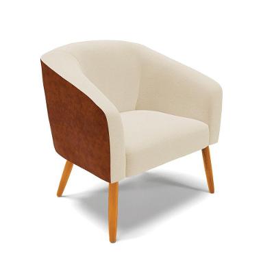 Cadeira Sala De Jantar Pé Palito Castanho Stella Noz/linho D03 - D'rossi Cor Bege