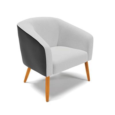 Cadeira Sala De Jantar Pé Palito Castanho Stella Pto/linho D03 - D'rossi Cor Cinza