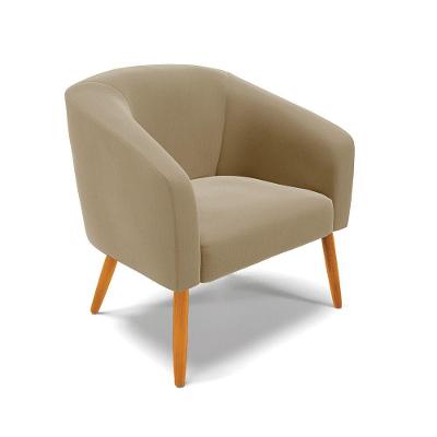 Cadeira Sala De Jantar Pé Palito Castanho Stella Suede Cor Marrom Rato