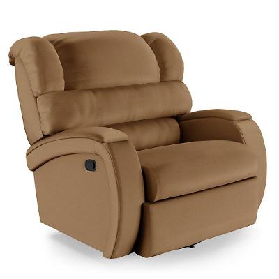 Poltrona Papai Reclinável Napoli Glider Girat. Massagem Pu Caramelo Brilho Fh1