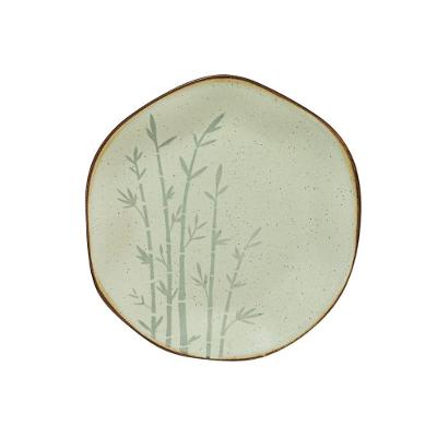 Prato De Sobremesa 21,5 Cm Ryo Bambu Porcelana Oxford