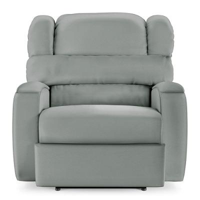 Poltrona Do Papai Reclinável Napoli Power Touch Pu Cinza Fh1