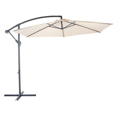 Ombrelone Guarda-sol Suspenso Com Base 3m Bora Bora Mor Bege
