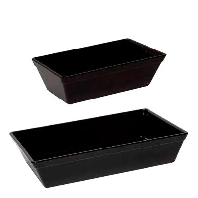 Conjunto De Travessa Stillo 2l + 5l 2 Peças Preto Em Polipropileno Linha Tropical Vem
