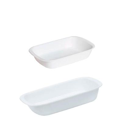 Conjunto De Travessa Servir 800ml + 1,2l 2 Peças Branco Em Polipropileno Vem