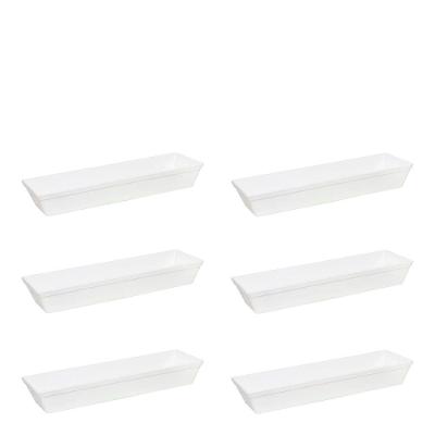 Conjunto De Travessa Stillo 4l 6 Peças Branco Em Polipropileno Linha Tropical Vem