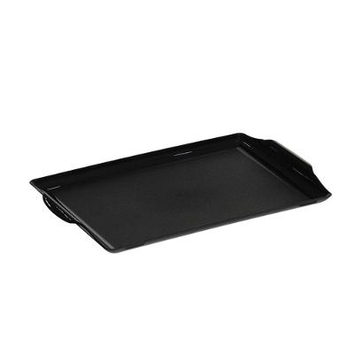 Bandeja Square Retangular 23x35 Preta Em Policarbonato Linha Profissional Cook Vem