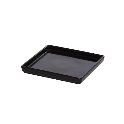 Prato Square Quadrado 13,5x13,5 Preto Em Polipropileno Linha Tropical Vem