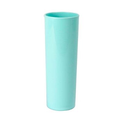Copo Long Drink Slim 300ml Verde Em Polipropileno Linha Tendência Vem