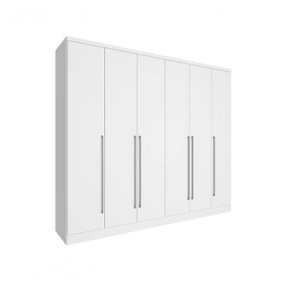 Guarda Roupa Casal Sevilla 6 Portas 8 Gavetas Tcil Neve.