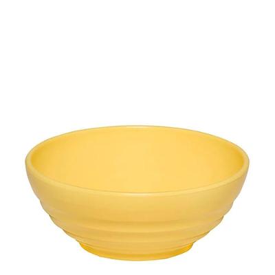 Bowl Oriental Redonda 500ml Amarela Clara Em Polipropileno Linha Tendência Vem