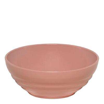 Bowl Oriental Redonda 1,2l Rosé Em Polipropileno Linha Tendência Vem