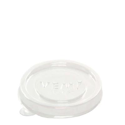 Tampa Descartável Para Ramequim 150ml Natural Em Pvc Vem