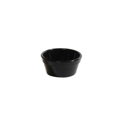 Ramequim Cheff 60ml Preto Em Policarbonato Linha Profissional Cook Vem