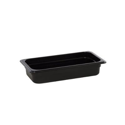 Cuba Gn 1-3 Cozinha 65mm Preta Em Polipropileno Linha Tropical Vem