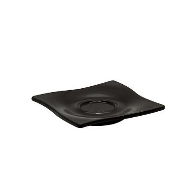 Pires Para Xícara De Café Quadrada 14x14 Preto Em Policarbonato Linha Profissional Cook Vem