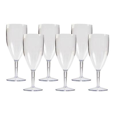 Conjunto De Taça Salut 450ml 6 Peças Em Policarbonato - Vem