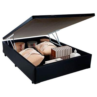 Cama Box Baú Viúva Sereneprime Sintético Preto 44x128x188