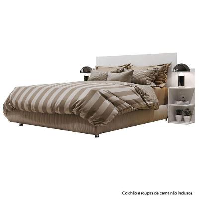 Cabeceira Casal Extensível Palma Kaiki Móveis Branco