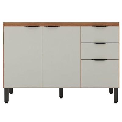 Balcão Para Pia 120cm Sem Tampo Firenze Amendola Touch/nude Prime Tx - Demóbile