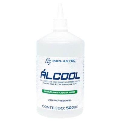 Álcool Para Limpeza De Eletrônicos 500ml Implastec - Cx - 24.
