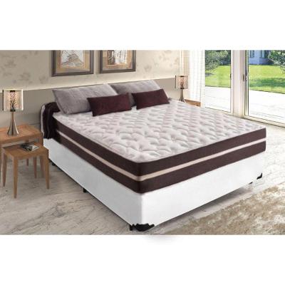 Cama Box Casal + Colchão De Molas Prime Colchões Classic Superlastic 138x188x64 Branco