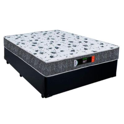 Cama Box Casal + Colchão Ortopédico Resistente Pró D28 Prime Colchões 138x188x60 Preto.