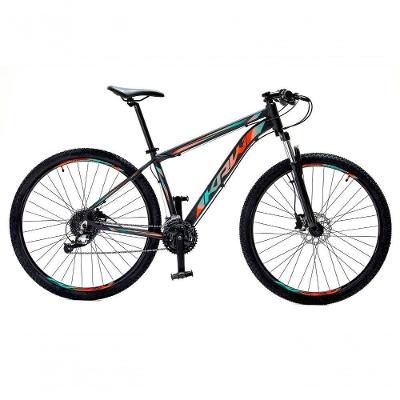 Bicicleta Aro 29 Krw Alumínio 27 Vel Freio Hidráulico Suspensão Com Trava S9 15.5