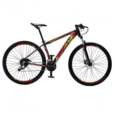 Bicicleta Aro 29 Krw Alumínio 24 Vel Freio Hidráulico Suspensão Dianteira S2 15.5