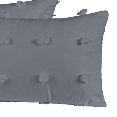 Almofadas Cheias Poppy 60cm X 30cm 04 Peças - Cinza