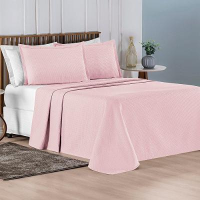 Cobre Leito Charm King 03 Peças - Rosa