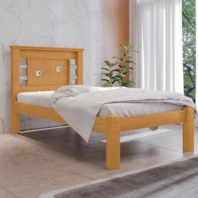 Cama Solteiro Flex Lages Com Colchão Naturalle Off White