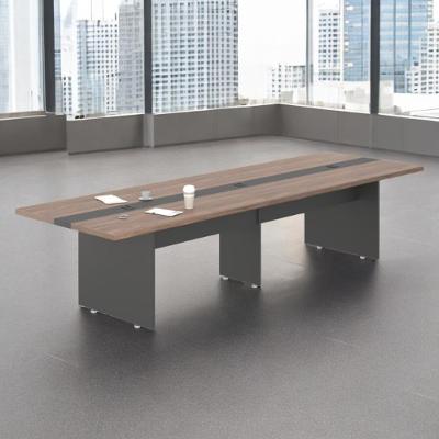 Mesa Para Sala De Reunião 3,60 M Moscou Noce Preto