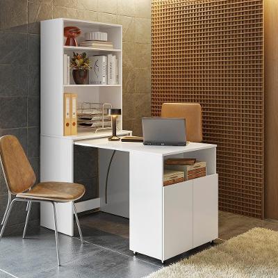Mesa Escrivaninha Multifunção Office Multi Kits Paraná Branco