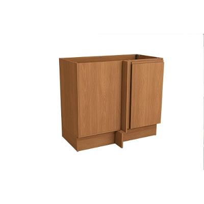 Balcão de Cozinha Modulado Canto Reto Ciela R627 c/ 1 Porta s/ Tampo 98cm Canela - Kappesberg