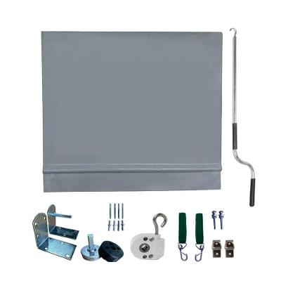Toldo Cortina Cinza - 3,90m X 1,70m - Kit Completo