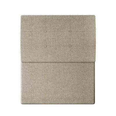 Cabeceira Estofada Solteiro 90 Cm Terra Linho - Skybox Cor Bege