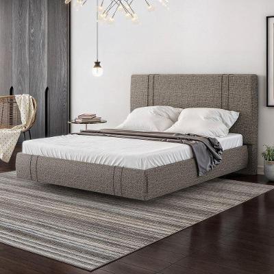 Cama Flutuante Star Casal Linho - Skybox Cor Marrom