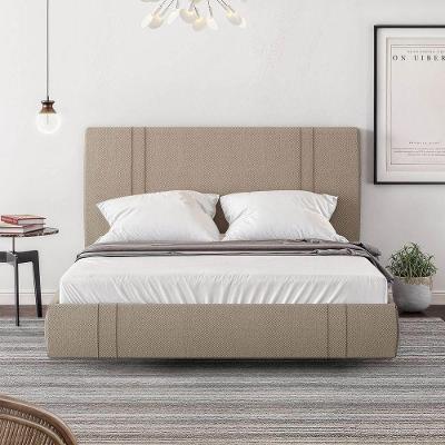 Cama Flutuante Star Casal Linho - Skybox Cor Bege