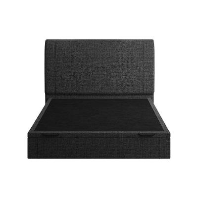 Cama Flutuante Baú Space Casal Linho - Skybox Cor Preto