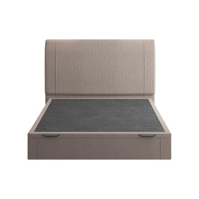 Cama Flutuante Baú Space Casal Linho - Skybox Cor Cinza