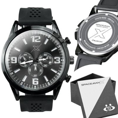 Relogio Masculino Qualidade Premium Aço Inox Pulseira Ajustável Preto Casual Ajustavel Analogico