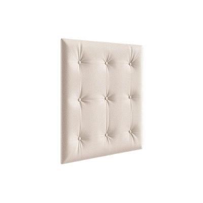 Multiuso de Quarto Bebê Kit Capitonê Courano p/ Berço Retrô Bege - Peroba