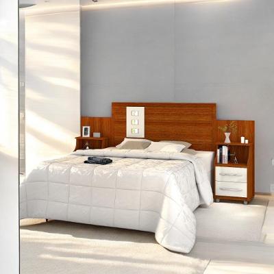 Cabeceira Flexível Cannes Cinamomo E Off White