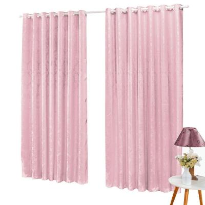 Cortina Jacquard 3,0 X 2,7m Sala Quarto Rosa
