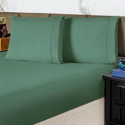 Jogo De Cama Lençol King Conforto Percal 300 Fios 3 Peças - Verde