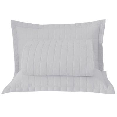 Kit Cobre Leito Colcha Monaco Casal Dupla Face 3 Peças - Branco