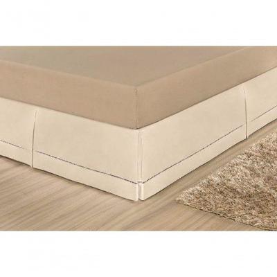 Saia Para Cama Box Queen Juliana - Palha