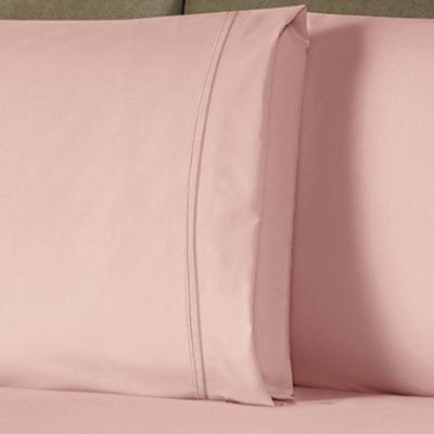 Jogo De Cama Lençol Queen Conforto Percal 300 Fios 3 Peças - Rosê